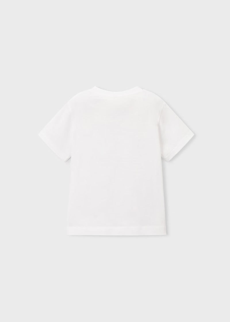 MAYORAL Boys Navy & White Stripe Shorts Set - 3201