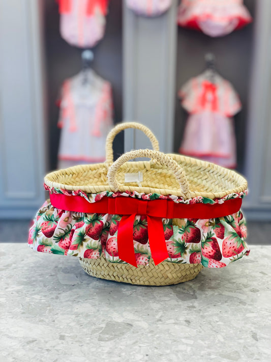 CHIC BY DEOLINDA SS25 Smile Girls Strawberry Basket Bag