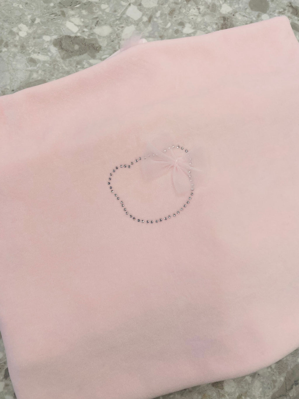 AW25 DEOLINDA Superstar Girls Pink Tulle & Diamante Blanket - 25M06