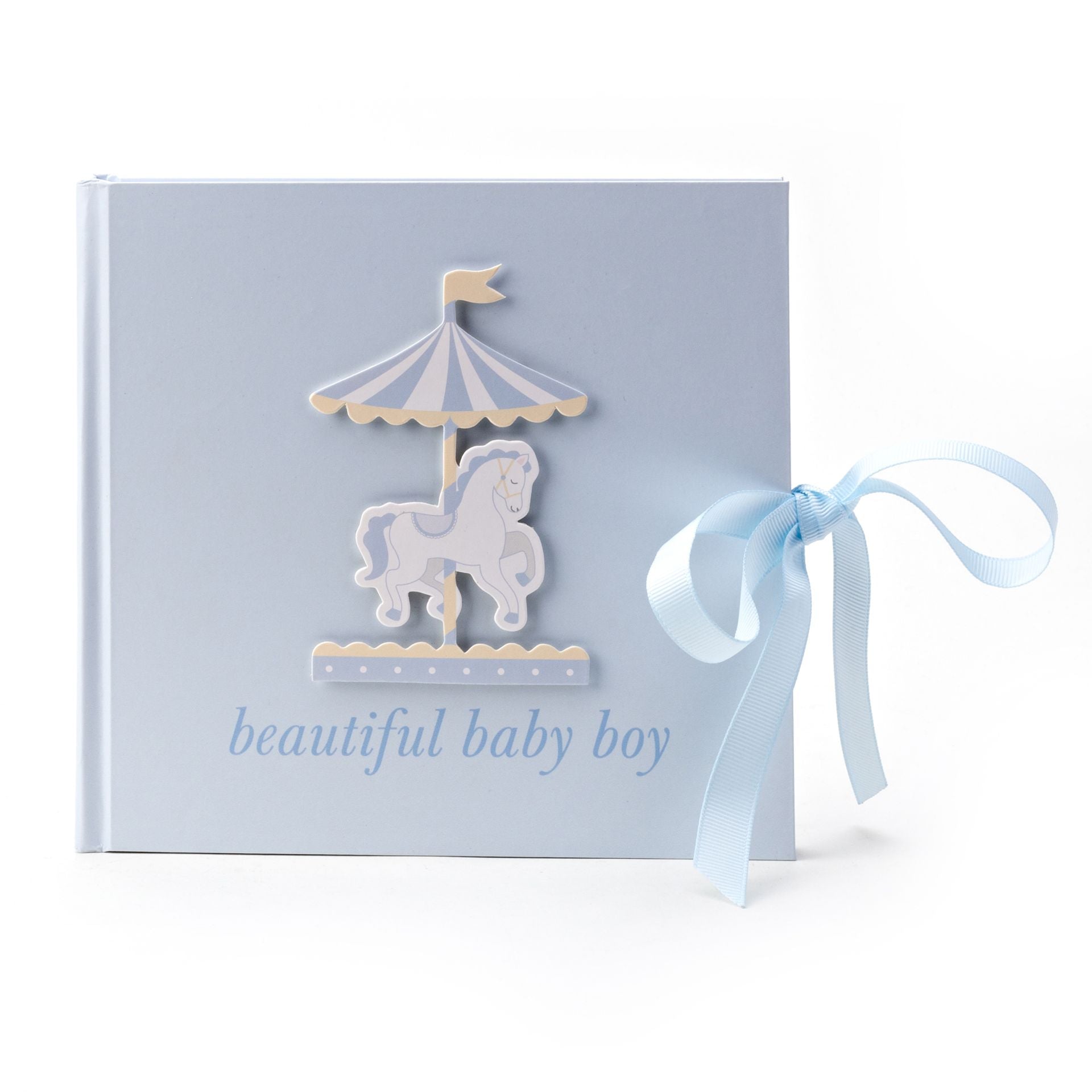 HELLO BABY Carousel Photo Album - Blue