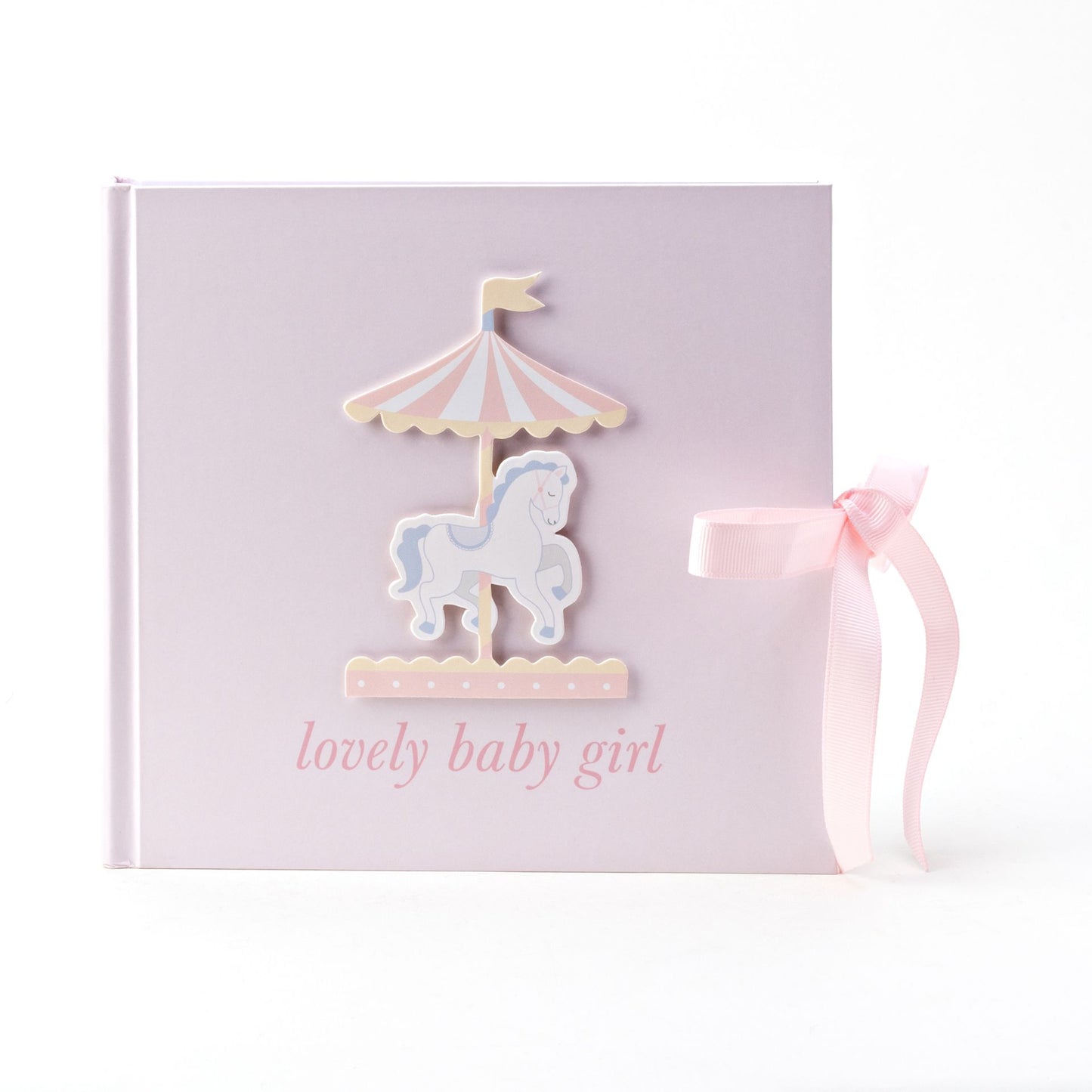HELLO BABY Carousel Photo Album - Pink