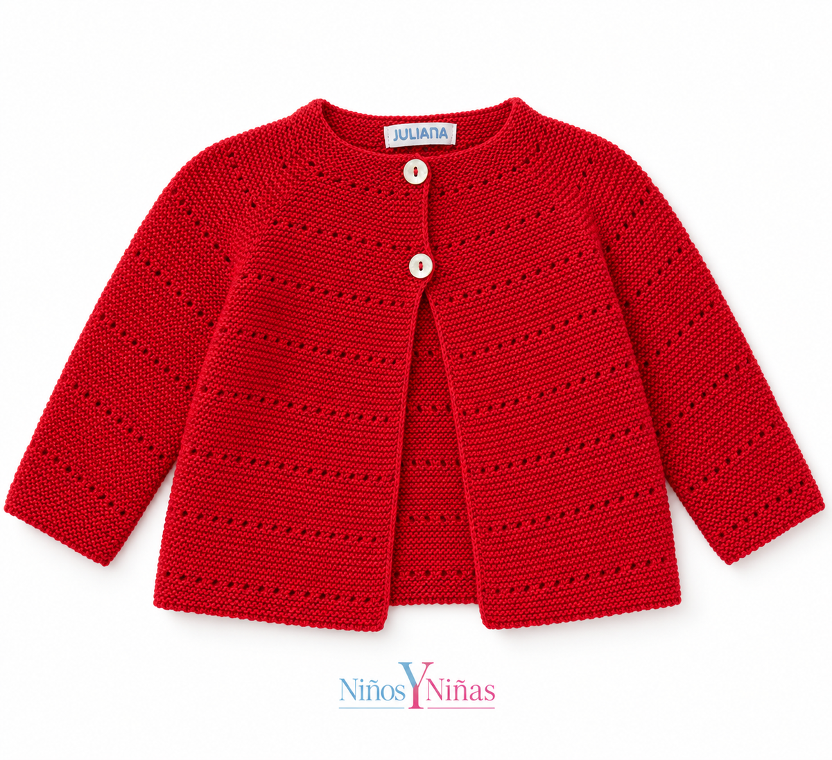 Juliana Calados Red Unisex Cardigan