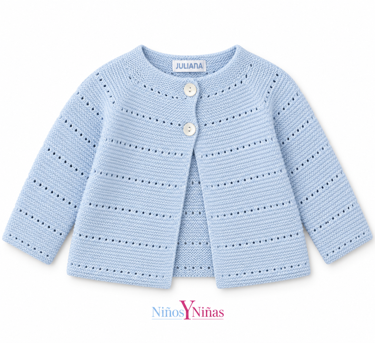 Juliana Calados Blue Unisex Cardigan