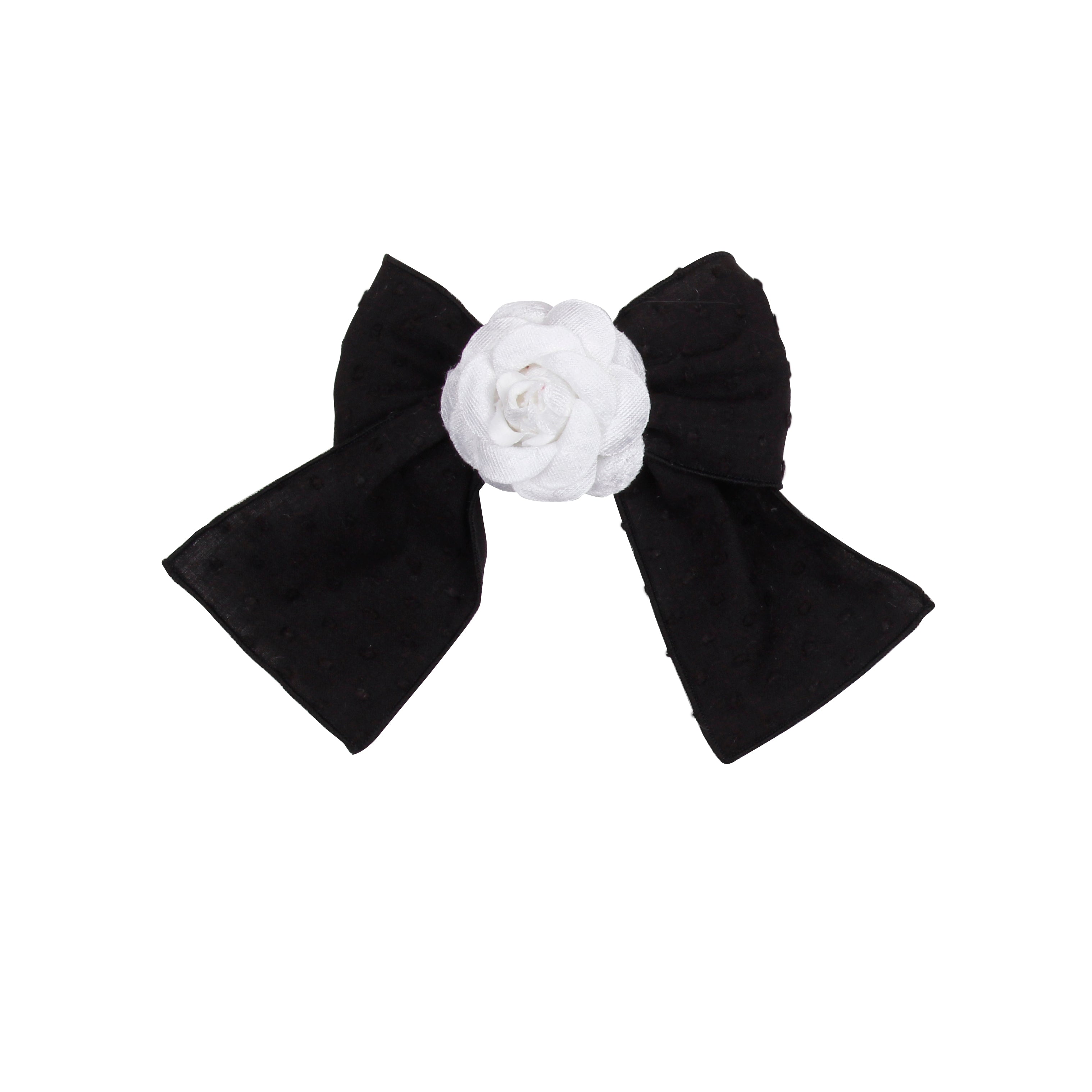 PRE ORDER NAXOS Camelia Girls Black & White Hair Bow