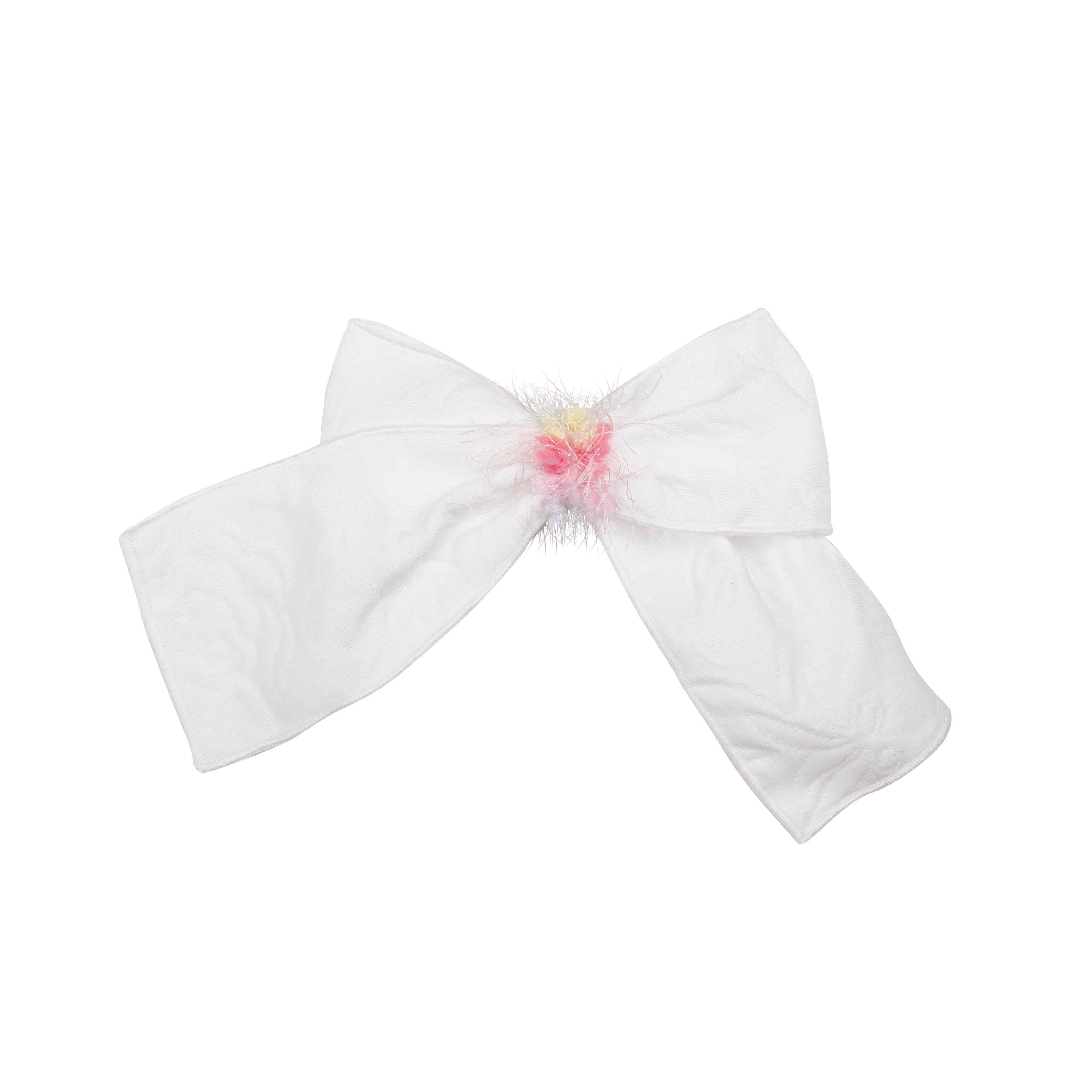NAXOS Dalia Girls White & Multicolour Hair Bow