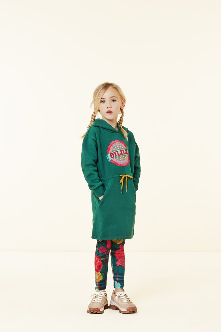 AW20 Oilily Hink Hooded Sweat Dress