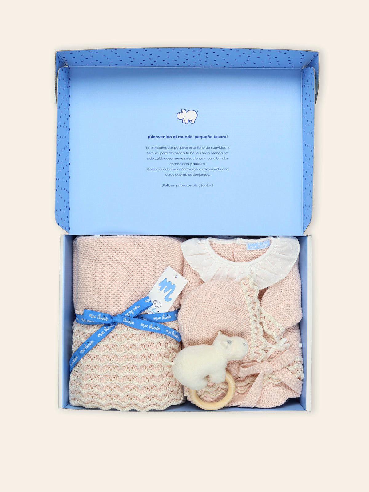 MAC ILUSION AW24 Cobijar Baby Girls Nude Gift Set - CLEARANCE SALE