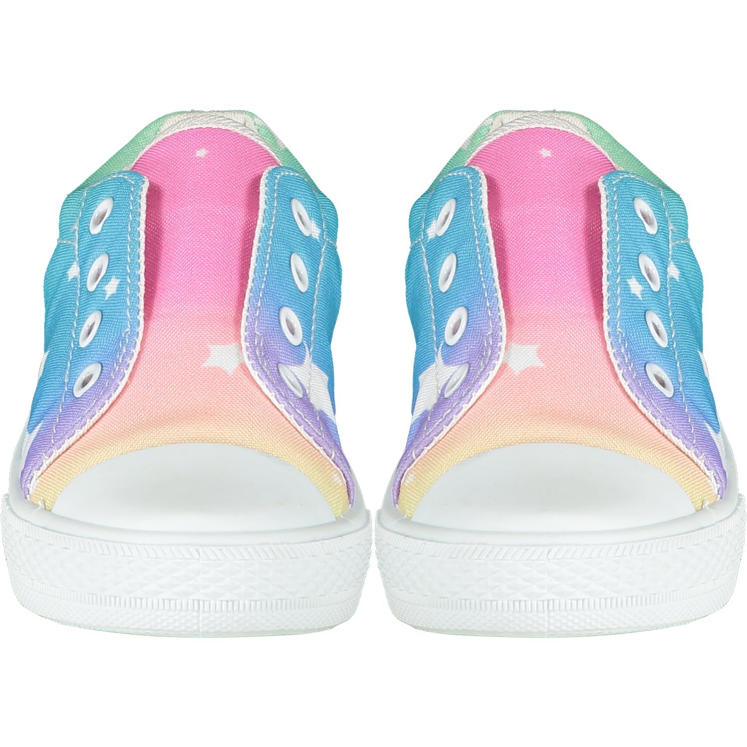 A-Dee Rainbows & Unicorns Canvas Trainers