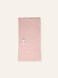 AW25 MAC ILUSION Rabbit Moonlight Girls Pink Knitted Shawl Blanket - TO116