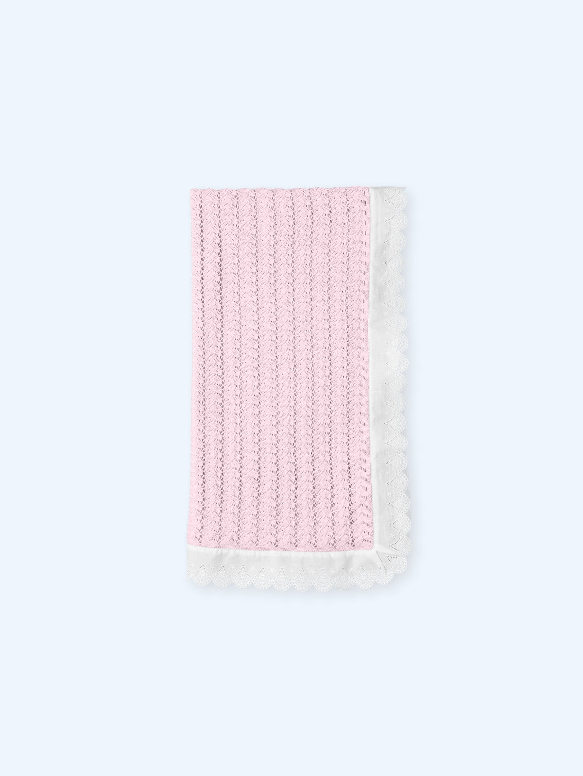 Mac Ilusión Floral Rustik Pink Girls Knitted Blanket - TO140