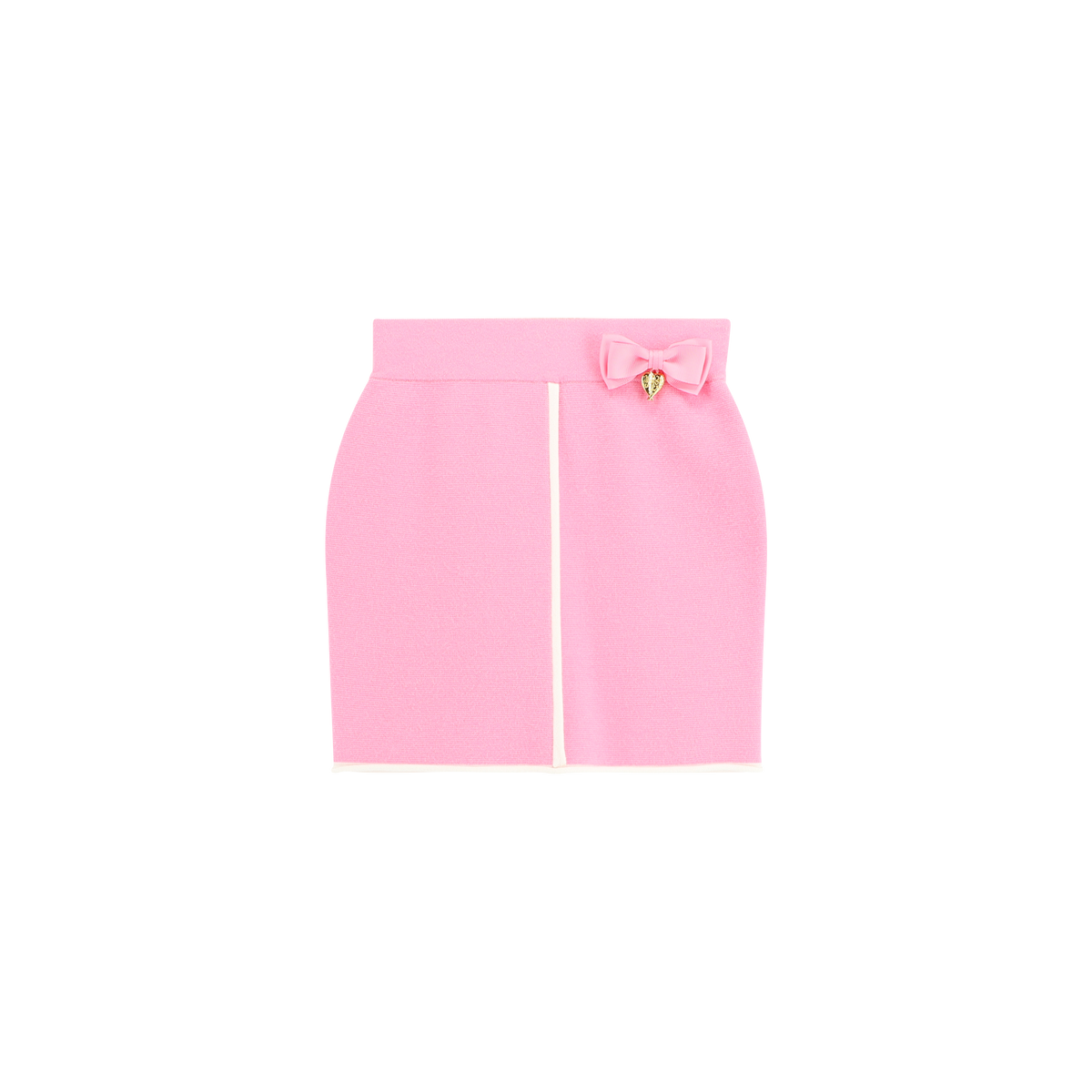 Angel’s Face Whitney girls rose pink knitted skirt - front