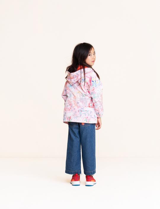 OILILY Castle in the Clouds Girls Pink Coat