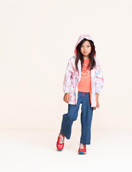 OILILY Castle in the Clouds Girls Pink Coat
