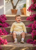 MAC ILUSION Chromatic Boys Cream Star Jumper - 9769