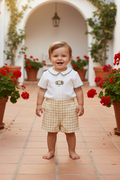 FOQUE Aurora Boys Lemon & Green Short Set