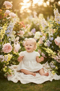 Blooming Garden Baby Editorial
