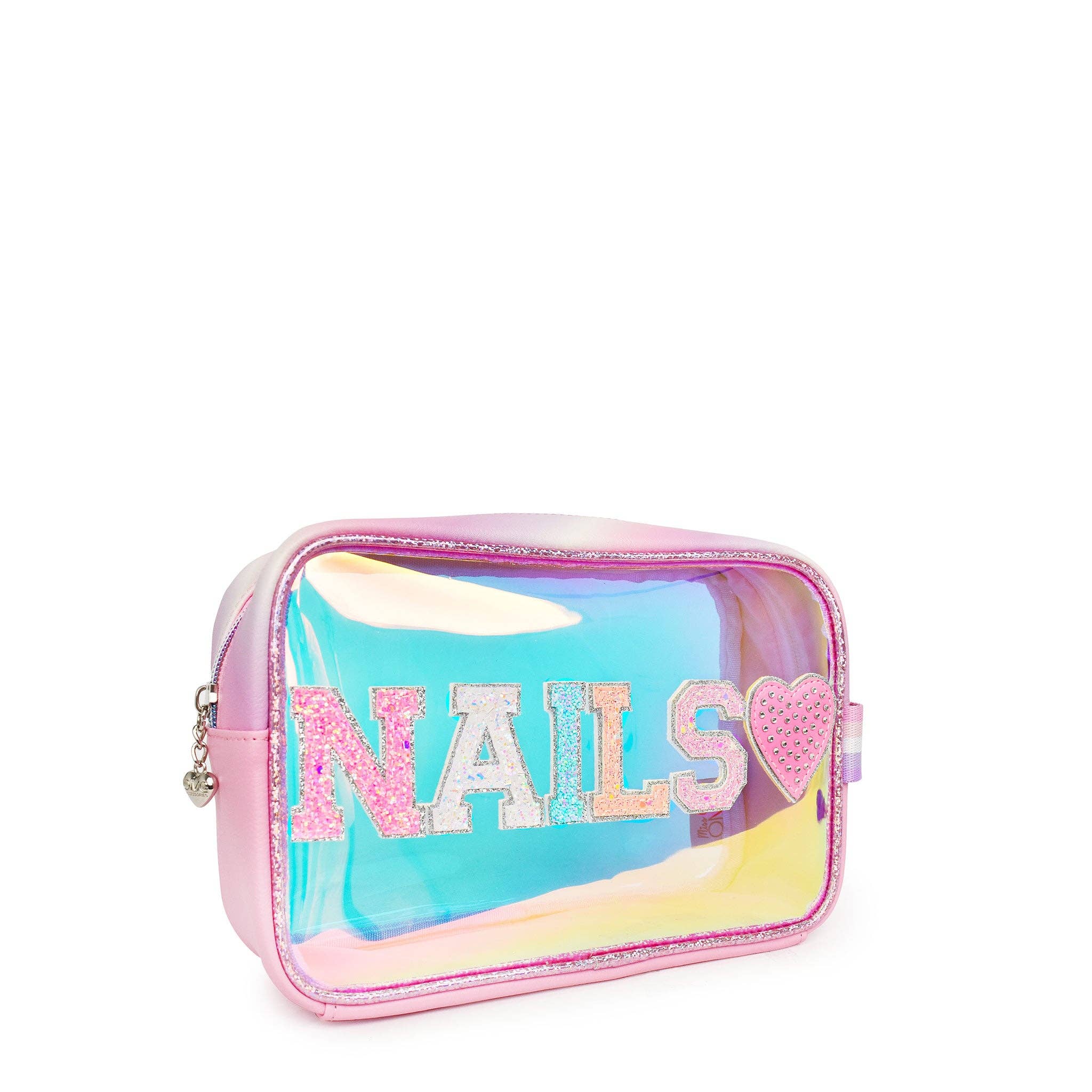 OMG ACCESSORIES 'Nails' Clear Glazed Pouch