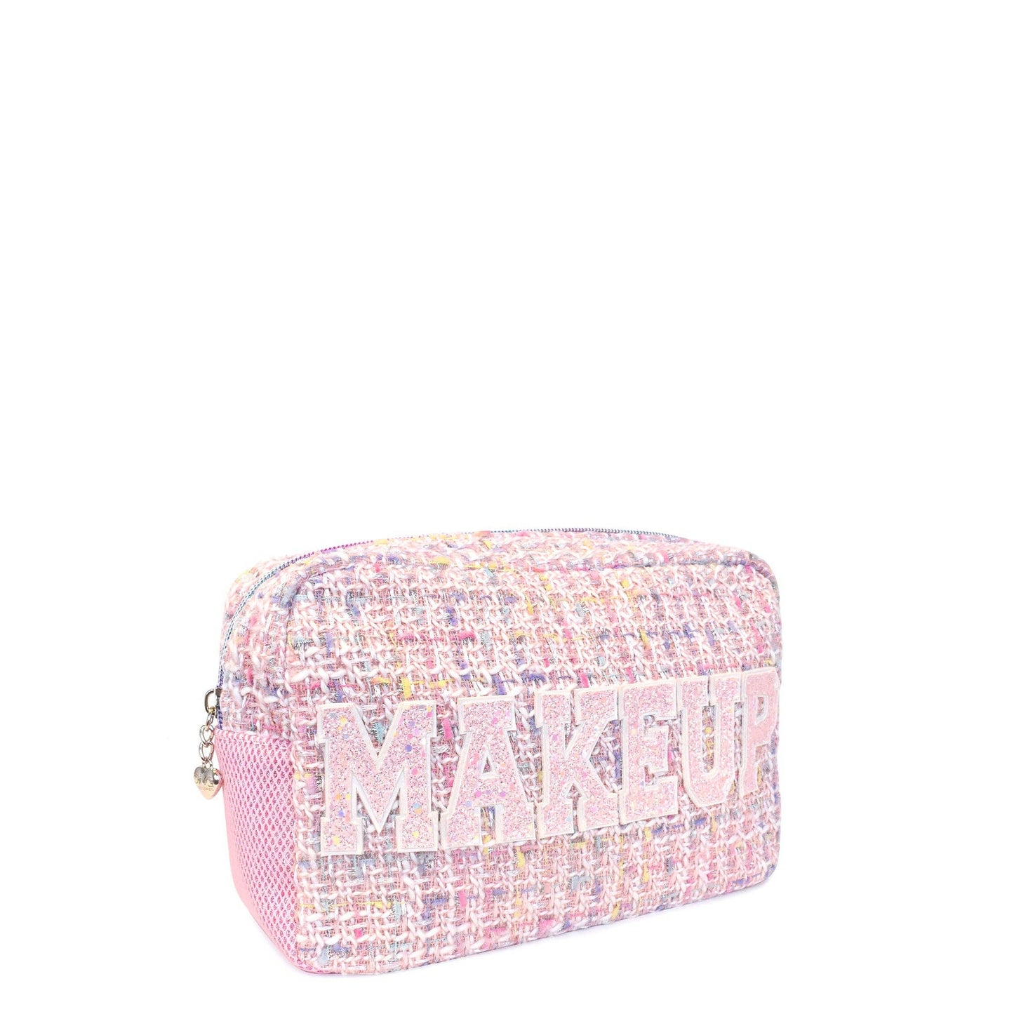 OMG ACCESSORIES 'Makeup' Tweed Pouch