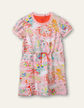 SS21 Oilily Taira Castle in the Clouds Pink Jersey Dress