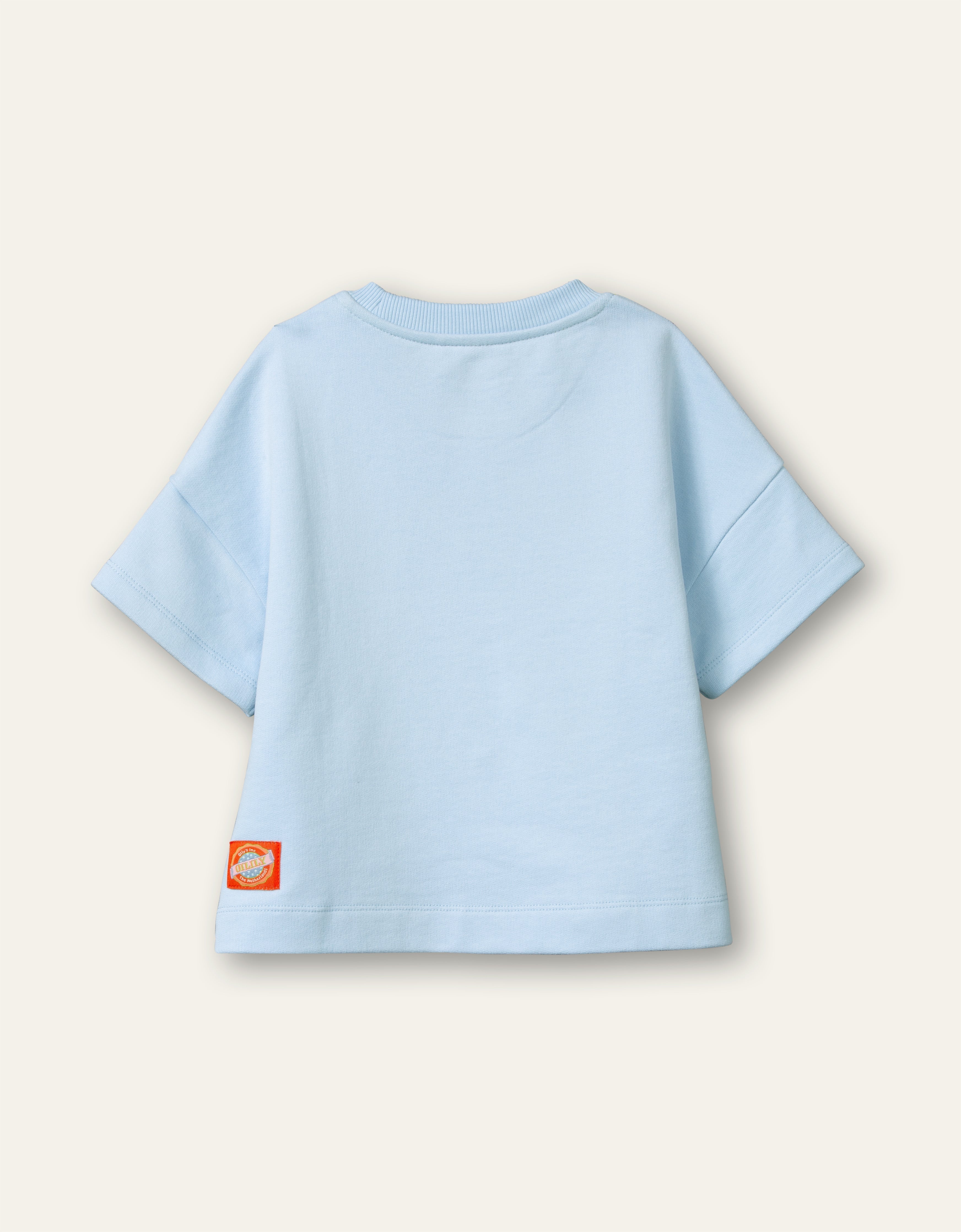 SS21 Oilily Hussel Blue Short Sleeve Logo Sweater