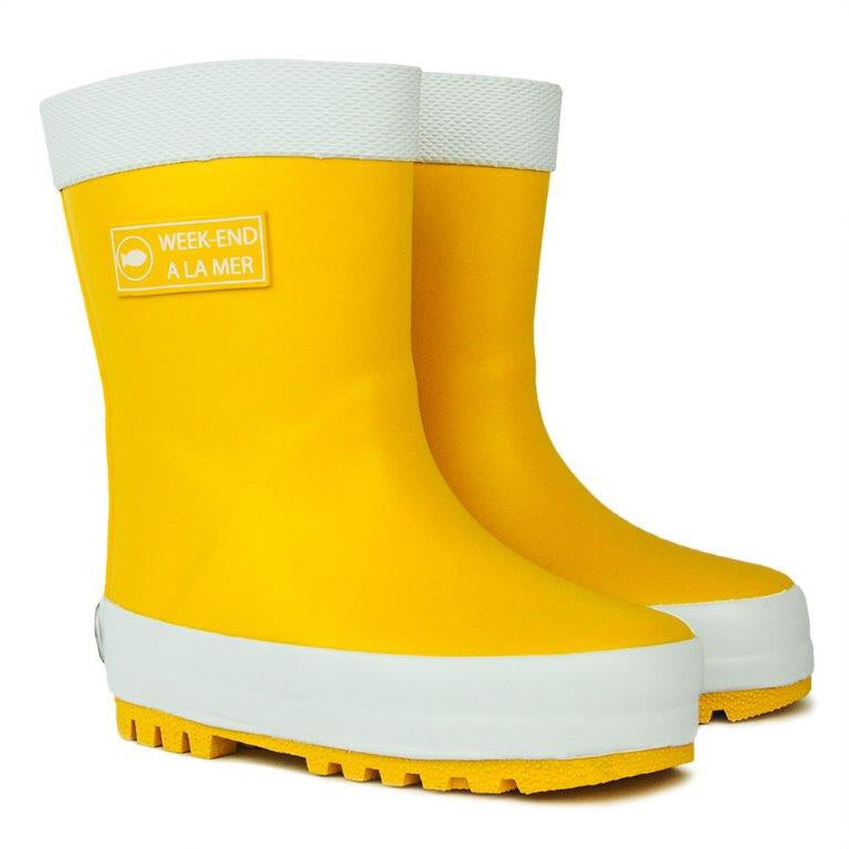 Week-end a la Mer Yellow Rain Boots