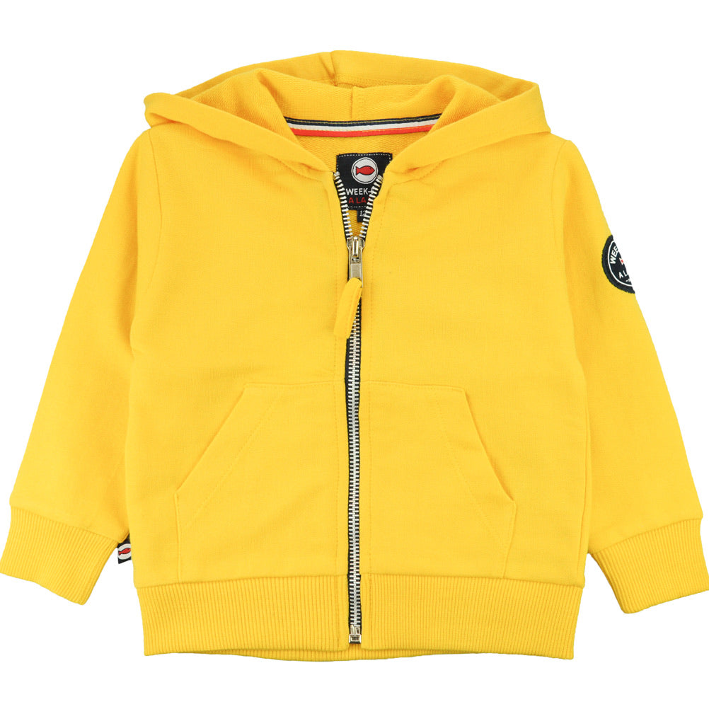 WEEKEND A LA MER Inevitable Boys Yellow Hoodie Jacket 