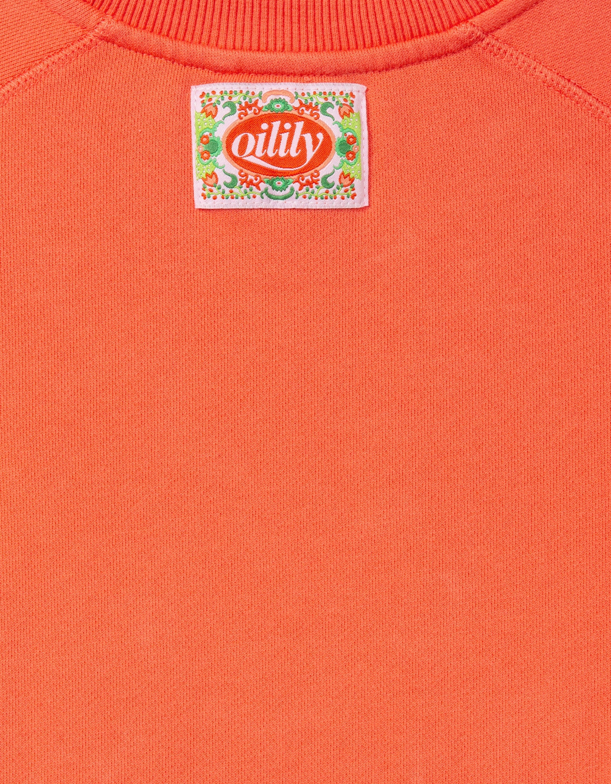 SS21 Oilily Hope Coral Orange Sweat Dress