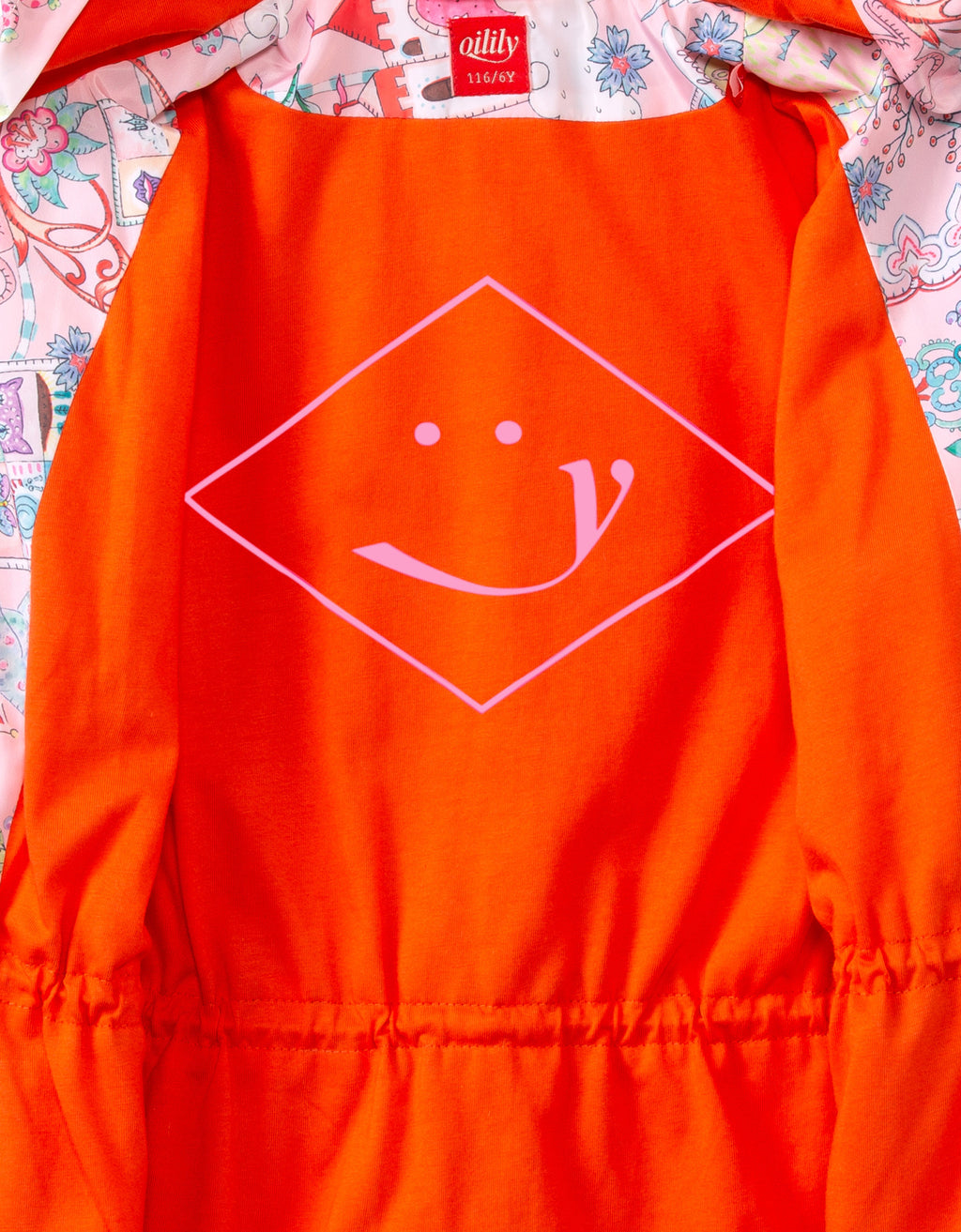 OILILY Castle in the Clouds Girls Pink Coat