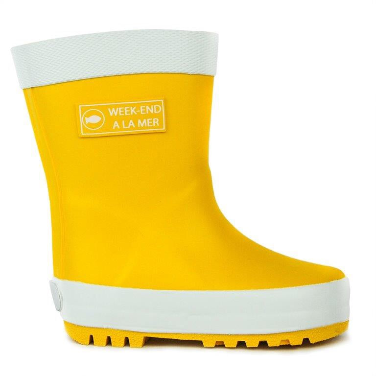 Week-end a la Mer Yellow Rain Boots