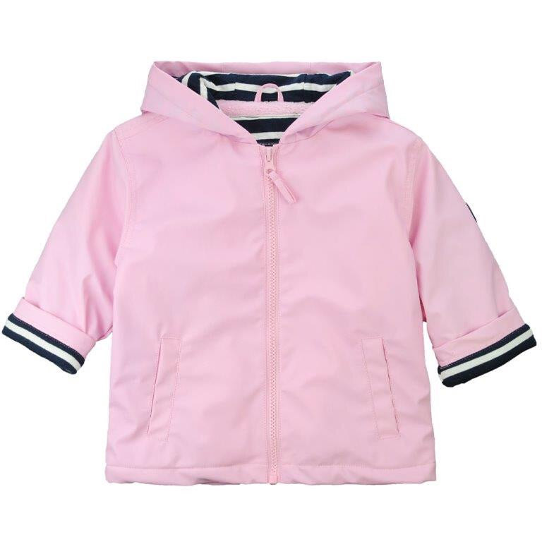 WEEKEND A LA MER Hoby Girls Pink Hooded Rain Coat