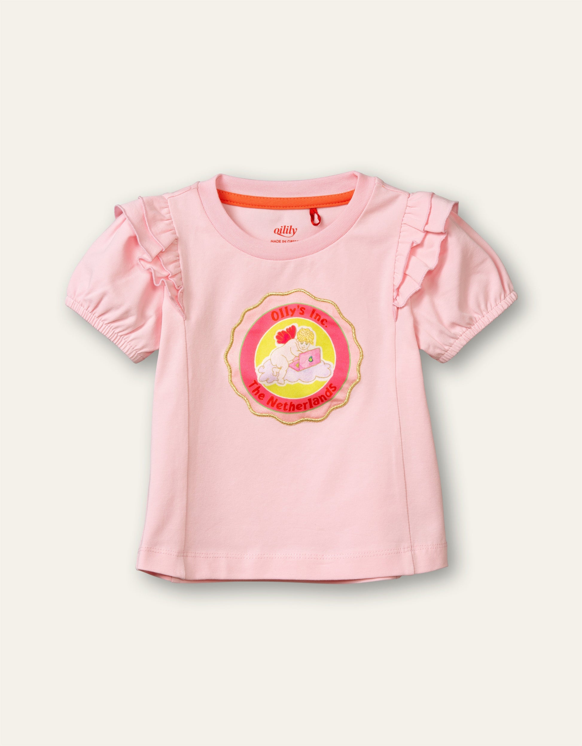 SS21 Oilily Tamarind Pink Badge T-Shirt