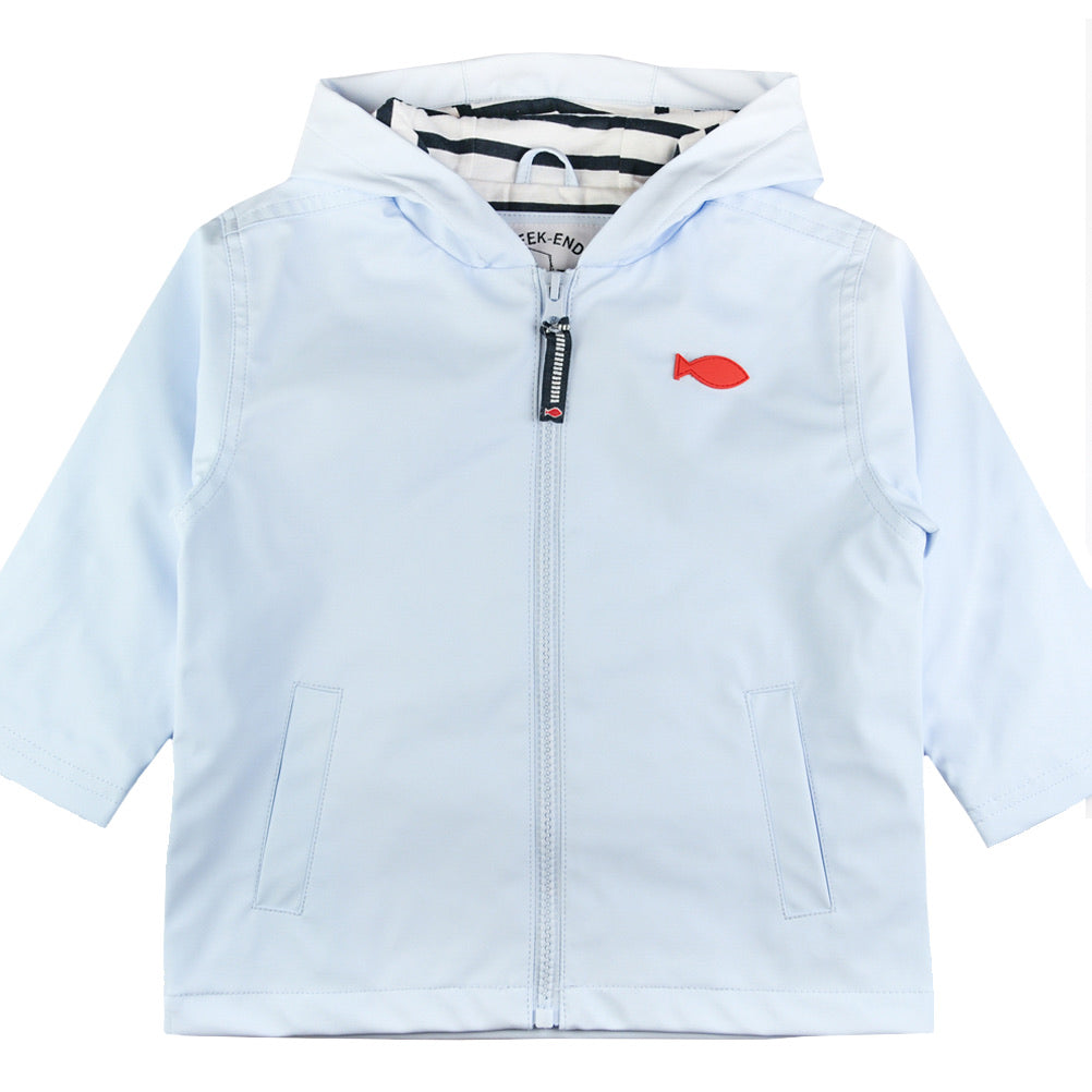 WEEKEND A LA MER Hoby Boys Blue Rain Coat 