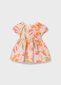 Mayoral girls Blossom multicolour floral dress, front