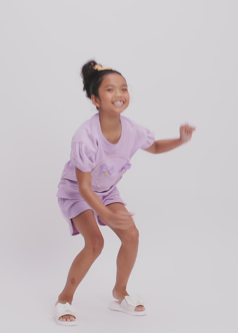 ANGELS FACE SS24 Smile Girls Lilac Short Set - CLEARANCE SALE