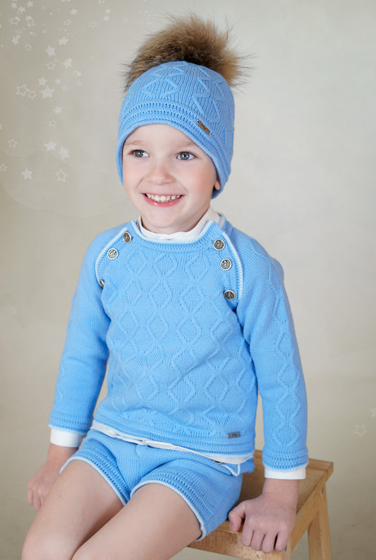 AW25 RAHIGO Blue Boys Short Set - 25293