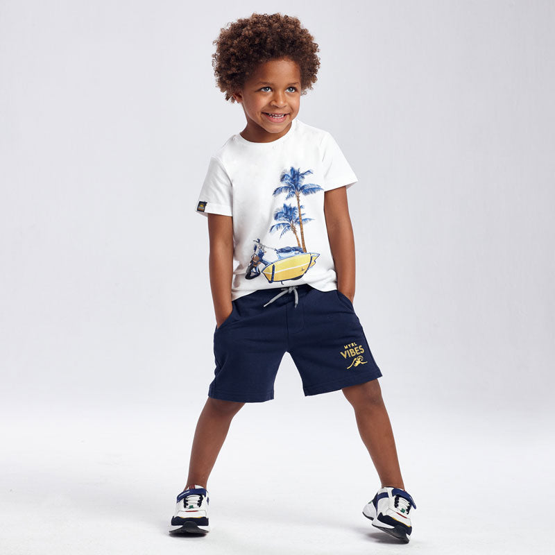 Mayoral Boys Ocean Yellow & Blue Short Set - 3639