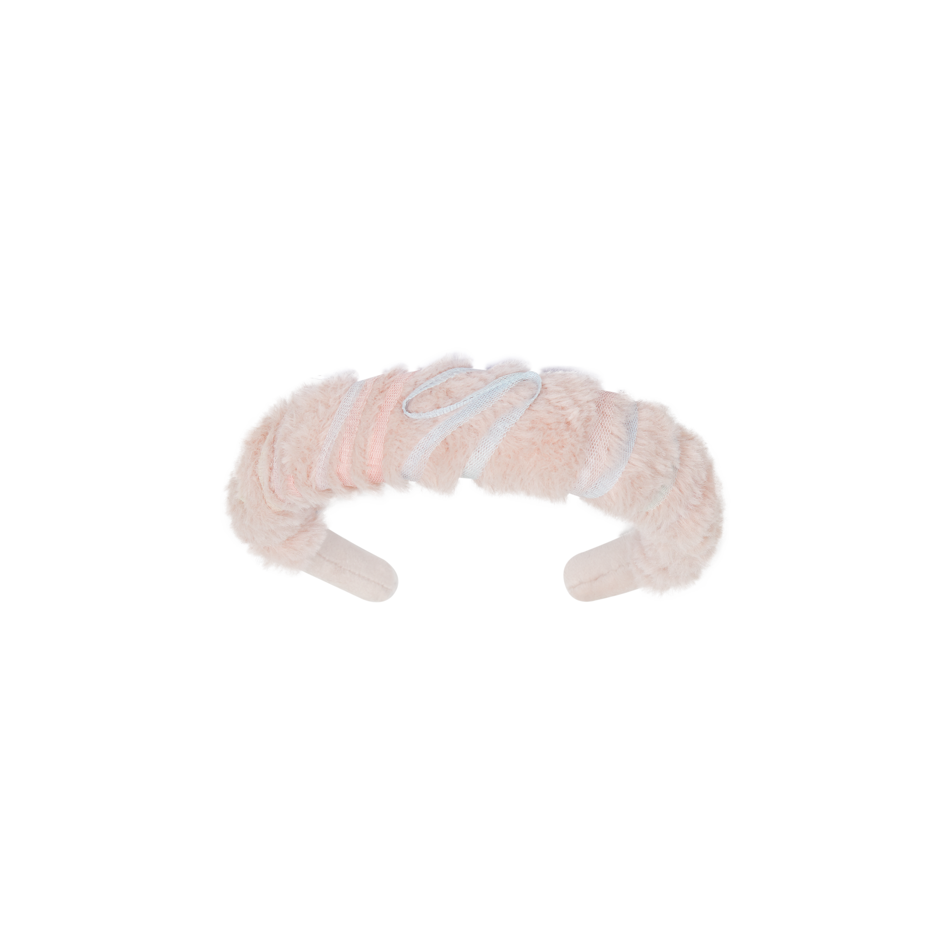 AW25 CHIC BY DEOLINDA Cinderella Girls Pink Faux Fur Headband