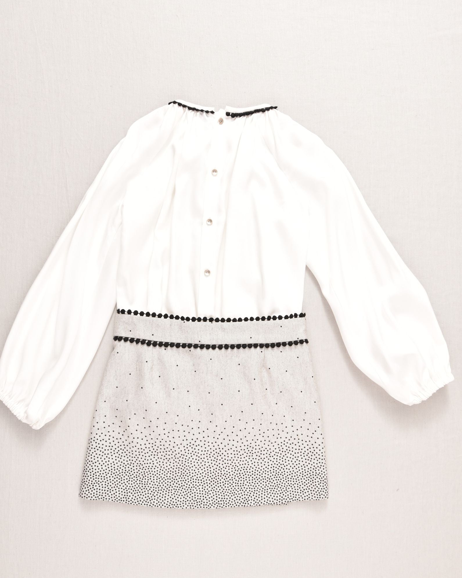 COCOTE Madroños Girls Grey & Black Skirt Set