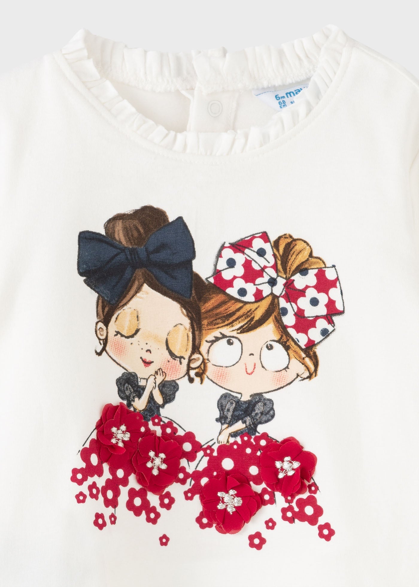 MAYORAL Girls Raspberry & Navy Three Piece Leggings Set