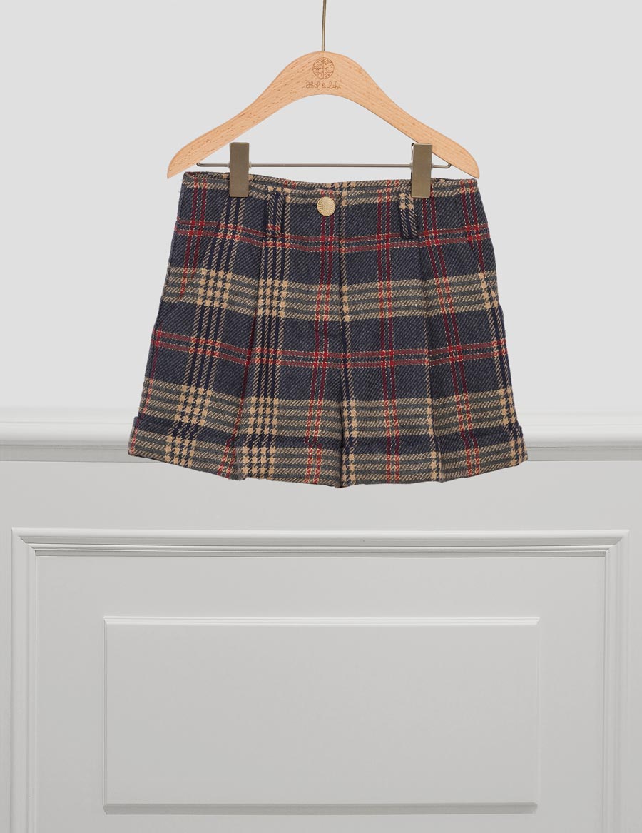 AW21 ABEL & LULA Girls Navy Fantasy Shorts