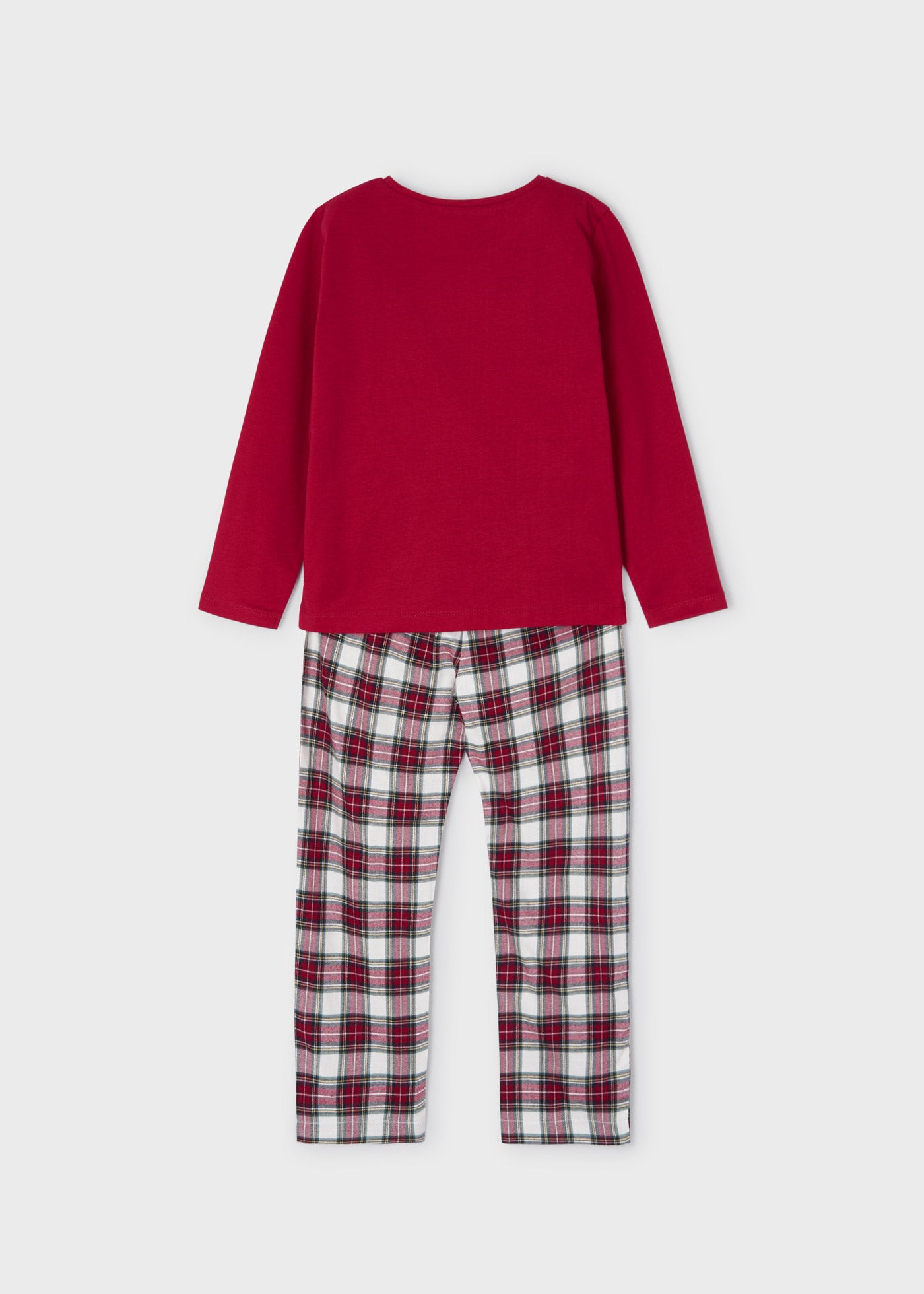 MAYORAL Girls Red Tartan Christmas Pyjamas NON RETURNABLE