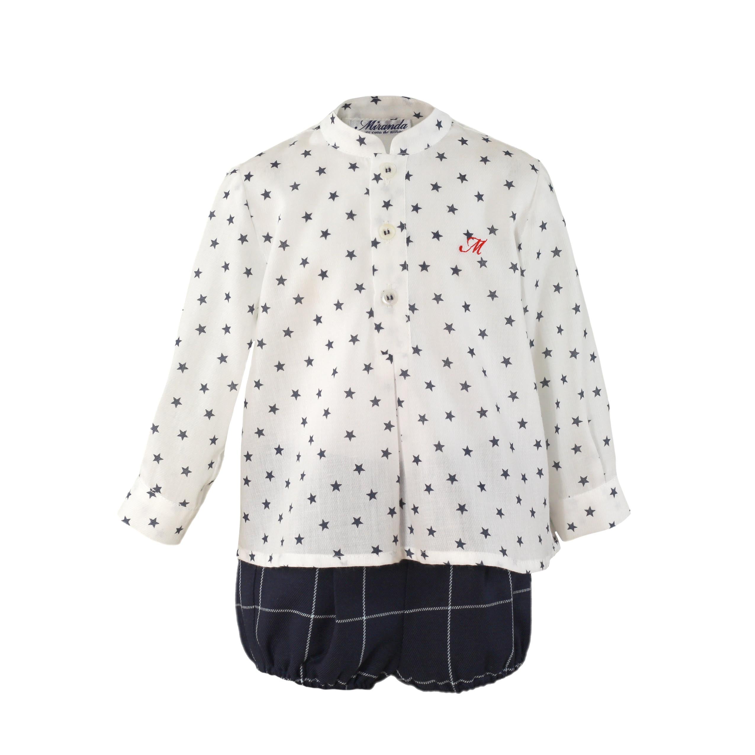 AW21 Miranda Navy Baby Boys Short Set - 173/23
