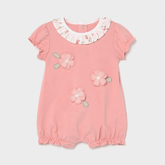 Mayoral Baby Girls Pink Smoothie Floral Romper - 1610