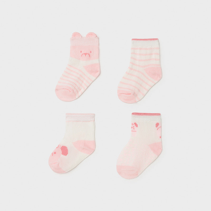 Mayoral Pink Baby Girls Sock Set - 9360