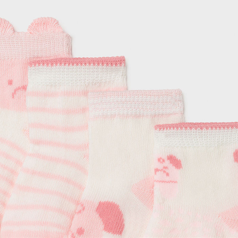 Mayoral Pink Baby Girls Sock Set - 9360
