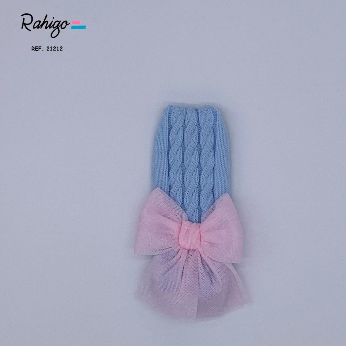 AW21 RAHIGO Blue & Pink Girls Bow Headband - 21212
