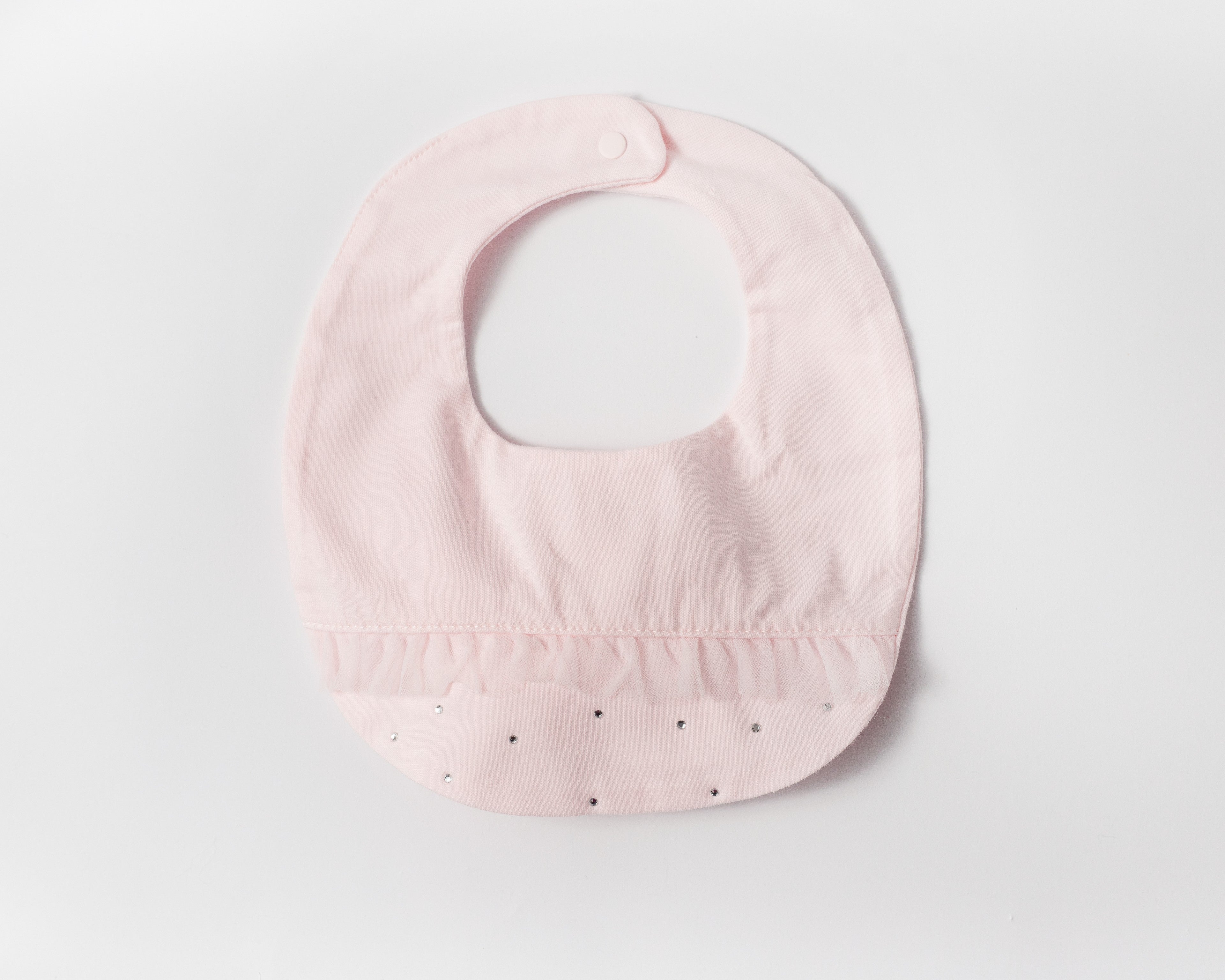 DEOLINDA Valois Pink Girls Diamante Bib 