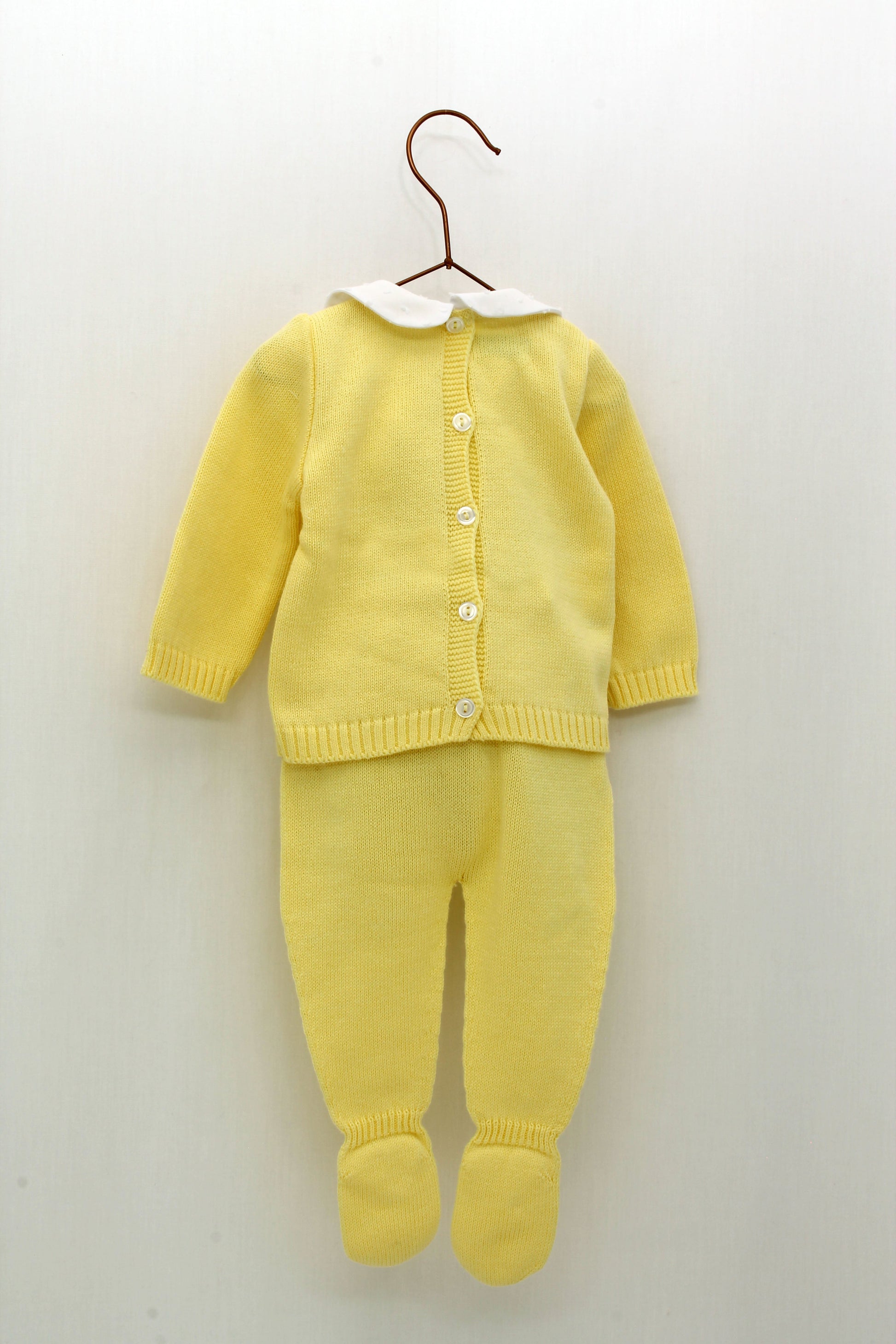 SS22 FOQUE Bunny Lemon Baby Boys Knitted Set - 2214018