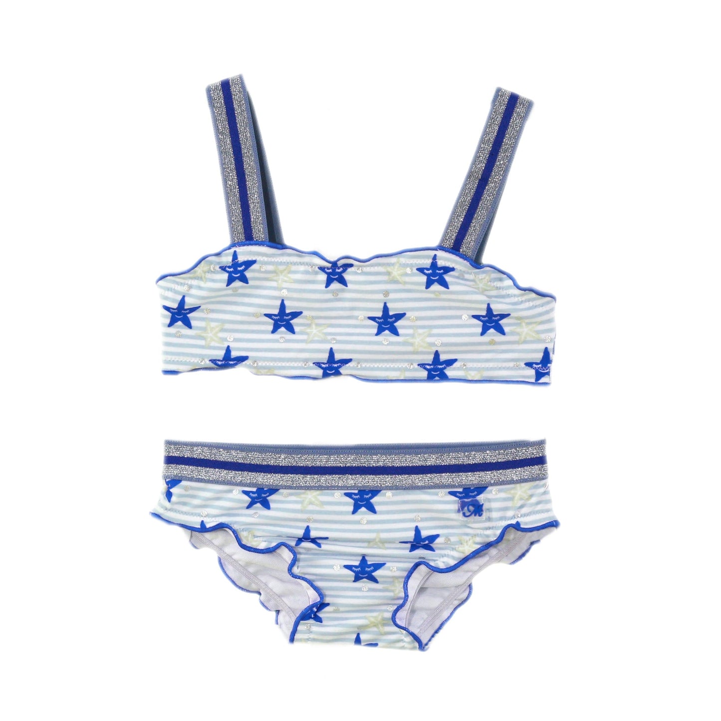 S22 MIRANDA Blue Starfish Girls Bikini - 412BI