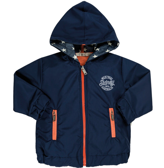 Everything Must Change Boys Navy Jacket with Hood - 1147